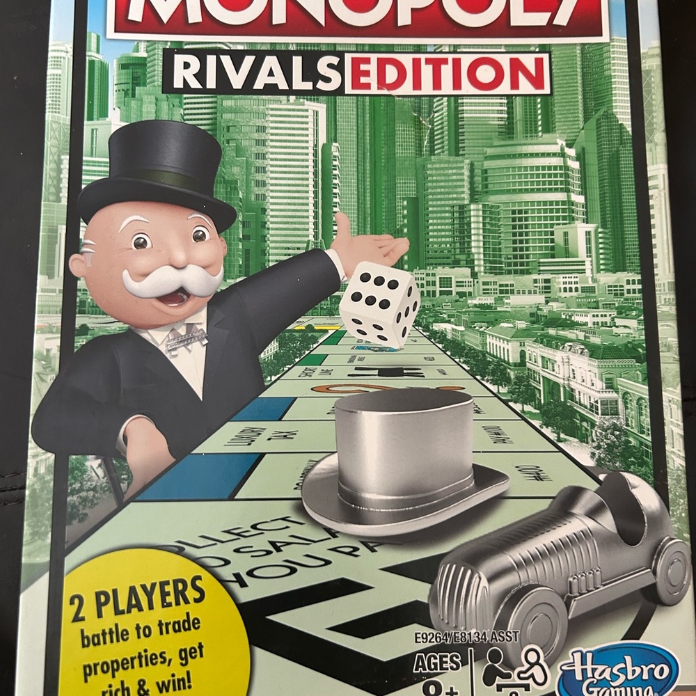 Hasbro Monopoly Rivals Edition - Red and Blue - Picture 2 of 4